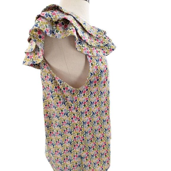 Liberty X Target Women Multicolor Floral Print Sleeveless Blouse Size Medium - Picture 7 of 14